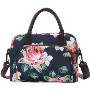 AOTM Borsa Termica Porta Pranzo Donna Uomo, Borsa Frigo con Capacità 12L, Spalline Regolabili, Facile da Pulire, Design Multi-Tasca, Portatile per Ufficio Scuola Viaggio Picnic