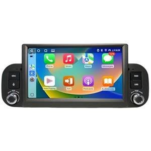 PRIDEOY Autoradio per Fiat Panda 2013-2020 con Carplay/Android Auto/Mirrorlink Radio Schermo tattile Supporto, Bluetooth/FM/AM/USB/EQ 7 pollici Touchscreen