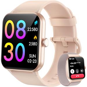 Blackview Smartwatch Uomo Donna, Effettua e Rispondi alle Chiamate,1,85'' Orologio Intelligente Fitness,Cardiofrequenzimetro, Monitoraggio del Sonno, Calcolatori per Android iOS