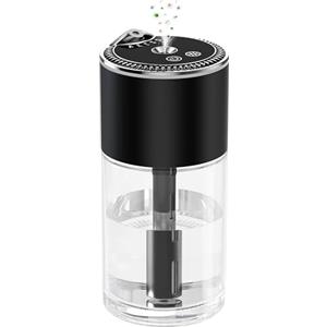 pancellent Diffusore di Oli Essenziali, Deodorante per Auto, Diffusori per Aromaterapia per Casa, Grande Stanza, Camera da Letto, Auto, Ufficio, Scrivania con Luce del Cielo Stellato, Capacità 250ml (Nero)