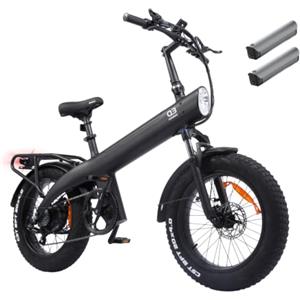 HX Q3 bici elettrica,20" x 4" fat bike elettrica portapacchi posteriore