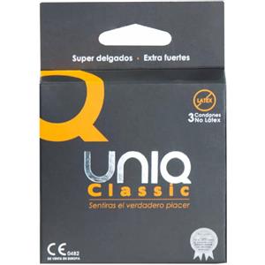 Preservativi uniq classic senza lattice 3 unitÀ 1 St