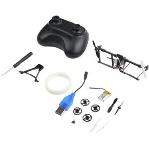 Soleilux Kit aereo RC fai da te per carta con giroscopio per stabilizzatore | Kit aereo di carta RC fai da te con giroscopio per stabilizzatore, telecomando, nero, RC aereo di carta