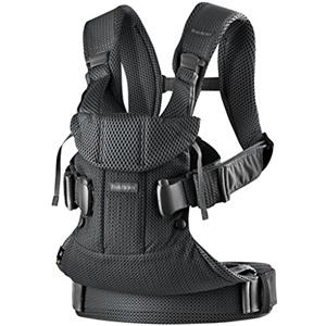 BABYBJÖRN Marsupio One Air, 3D Mesh, Nero