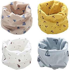 ZYUPHY Scaldacollo Bambini Cotone Sciarpa Bambina Bambino Invernale Autunno Primavera Sciarpa Bambini Multifunzione Bandana Tubolare Unisex per Ragazzi e Ragazze