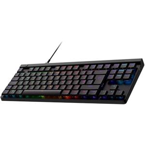 Logitech G515 TKL, tastiera gaming cablata a profilo ribassato | Layout Inglese QWERTY - Nero