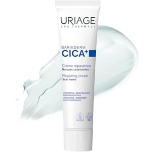 Uriage Bariederm-Cica + Crema Riparatrice - Rame-Zinco & D-Pantenolo - Multiuso: tagli, ustioni, cicatrici, stimola la riparazione della pelle, per tutta la famiglia, non profumata, 40 ml