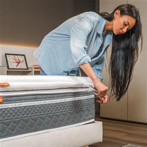 MiaSuite Topper Singolo 90x200 alto 5 cm, correttore materasso in Memory Foam - Sfoderabile, Dispositivo Medico, Made in Italy 100%. One