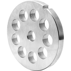 XuQiZZpp In Acciaio Inox Tritacarne Frantoio Mixer Tritacarne Piastra Disco 6/8/10/12/18mm Foro Accessori Da Cucina Sostituzione
