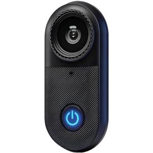 Auratrove per mini Action Cam 2.7K per video ABS Corpo Design compatto (nero) | 2.7K HD per video, obiettivo largo 130 gradi, dettagli vividi per la cattura, vlog professionale, registrazione casuale