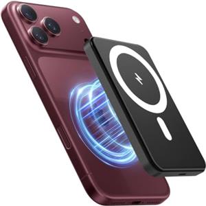 KIPYRI Power Bank Magnetico 10000mAh, Wireless Caricatore 20W Ricarica Rapida Powerbank, Caricabatterie Portatile per Magsafe, Battery Pack Wireless Batteria Esterna per iPhone 17 16 15 14 13 Pro Max Series