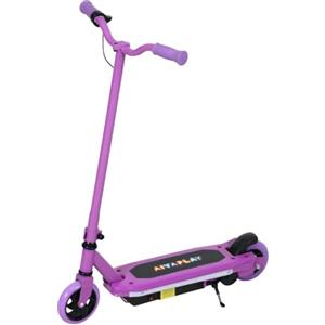 AIYAPLAY Monopattino Elettrico per Bambini 6-14 Anni 10 km/h Viola | Luci LED colorate, freno elettrico, autonomia 8 km