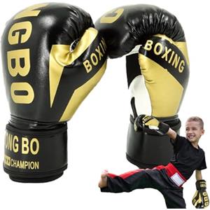 Generic Guantoni da boxe comodi, protettivi, per ragazzi | Guantoni da boxe per bambini, per sparring, sacco da boxe, MMA, kickboxing, karate, allenamento sicuro
