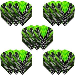 Harrows Supergrip Ultra Flights| Set di 5 custodie per freccette extra forti (15 alette)