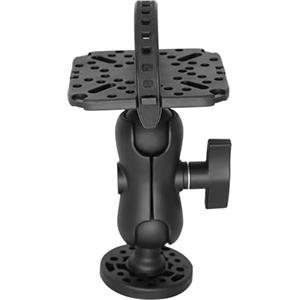 Générique Supporto Ecoscandaglio Lavagna Posteriore Prata Slide Rail Ponte Console | Fissaggio Rail Kayak Sonar Traina Console Ponte Elettronica Marina Accessori Forniture Pesca Esterno Acqua