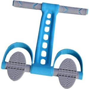 HOMSFOU Pedaliera Fitness in Silicone per Allenamento Domestico, Compatta | Impugnature Comode, Uso Semplice, Adatta a Braccia e Addome, Colore Azzurro Chiaro, Pratica