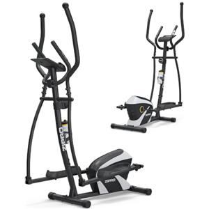 Zipro Crosstrainer Shox RS, Ellittico fino a 120 kg, Attrezzo cardio per la casa, Macchina da allenamento cardio, Ellittica, Cyclette, 8 livelli di resistenza