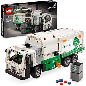 LEGO Technic Camion della spazzatura Mack LR Electric 42167 | Giochi per bambini da 8 anni, veicolo giocattolo per la raccolta dei rifiuti, con caricatore laterale, idea regalo, 503 pezzi