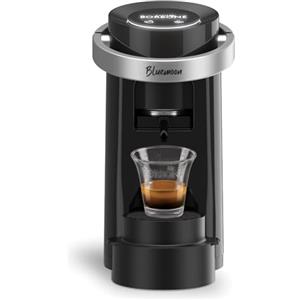 CAFFÈ BORBONE Bluemoon Macchina da Caffè a Cialde (Nero, Macchina)