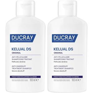 Ducray Pierre Fabre Ducray Kelual DS- Shampoo Trattante Antiforfora Antiricomparsa - 100 ml (Confezione da 2)