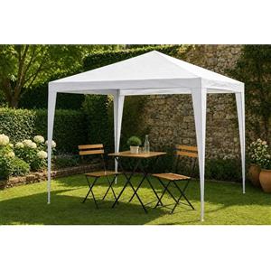- Gazebo in acciaio Garden Friend Facile 300x300x250 cm bianco