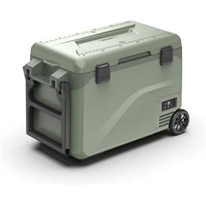 zcamp GD40W 43L Frigorifero Portatile Per Auto Congelatore 12/24V DC,Asta Telescopica E Ruote Mini Frigo Per Viaggio, Picnic, Campeggio Uso Esterno, da -20℃ a 20℃