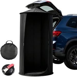Generic Tenda per portellone posteriore 'auto, pieghevole, impermeabile, per | Materiale in tessuto Oxford, design pieghevole con ventosa; cambio istantaneo per la privacy; ideale per SUV, spiaggia