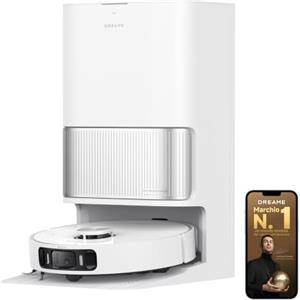 dreame L40 Ultra AE Robot Aspirapolvere, Lavaggio Panno 75°C | Aspir. 19.000 Pa, Spazzola TriCut, Tecnologia MopExtend, Aggiramento Ostacoli Intelligente 3DAdapt, PowerDock Intelligente