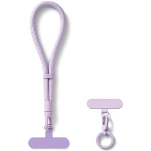 CHUQING Corto Cordino per Cellulare | Bracciale Porta Cellulare Regolabile in Poliestere con Supporto Girevole a 360°, Ideale per l'Uso Quotidiano