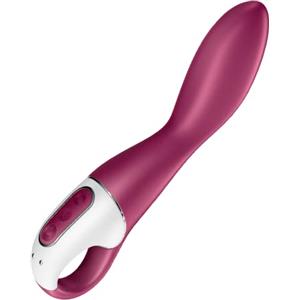 Satisfyer Heated Thrill Connect App | Vibratore Punto G Bluetooth con Funzione Calore | Giocattoli Sessuali Vibratori per Donne | Silicone medicale