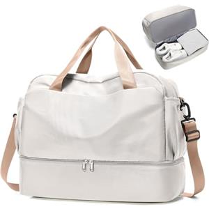 SZLX Borsone da Viaggio,Bagaglio a Mano 40x20x25 Ryanair Borsa da Viaggio con Scomparto per le Scarpe,Borsa da Cabina Ryanair 40x30x20 Borsa Sportiva Borsone da Palestra da Weekend