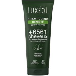 LUXÉOL - Shampoo Densità - +6561 capelli in fase di crescita* | Aumenta la densità dei capelli - 93% di ingredienti di origine naturale - Senza siliconi - Prodotto in Francia - 200 ml
