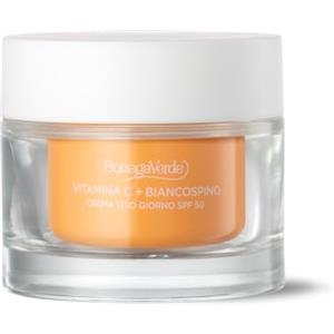 Bottega Verde - Crema Viso Giorno Antimacchia SPF50, con Vitamina C, 50 ml | Con Vitamina C Microincapsulata, Biancospino Iperfermentato e Cybright, Idratante e Uniformante, per Tutti i Tipi di Pelle
