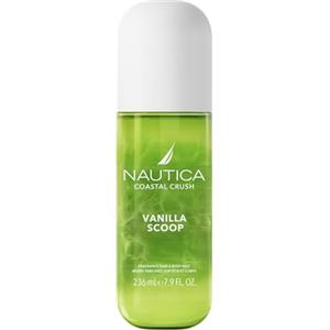 Nautica, Acqua profumata per il corpo Coastal Crush Vanilla Scoop, Acqua profumata femminile per corpo e capelli dal profumo gourmand avvolgente lussuoso, 236ml