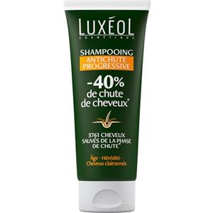 LUXÉOL - Shampoo anticaduta progressiva - -40% di caduta dei capelli* | Clinicamente testato - 96% ingredienti naturali - Volume, Lucentezza & Resistenza - Prodotto in Francia - 200 ml