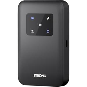 STRONG 4G+ AIRSPOT 510 Saponetta WiFi con SIM, CAT6 300 Mbps | Dual Band WiFi AC900 per Viaggi e Lavoro Mobile, Hotspot per 16 Dispositivi, Batteria 2500 mAh, USB-C, Ideale per Team