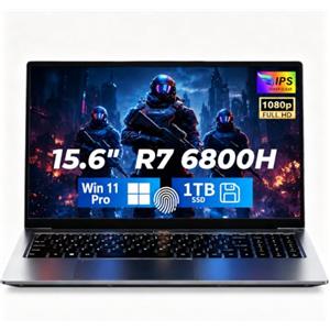 CHIFUYOU Gaming Notebook 15,6", R-7 6800H, 24GB RAM 1TB SSD | Con potente grafica integrata, ideale per ufficio, streaming, gaming leggero e creazione di contenuti