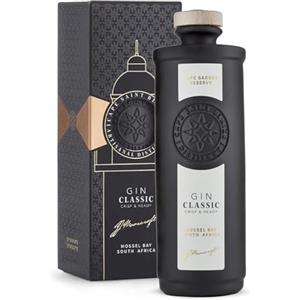 Cape Saint Blaize - Classic Gin | Fiori di sambuco, ginepro, rosmarino | London Dry Gin dal Sudafrica | Unica bottiglia in porcellana | 700 ml