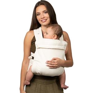 Infantino Honey Blossom Marsupio Neonato Ergonomico dalla Nascita ai Primi Passi - Supporto Posizione a M Fisiologica, Seduta Regolabile, Spallacci Imbottiti Incrociati, 3,2-18,1 kg, Vanilla Bloom