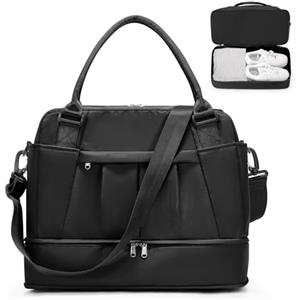 SZLX Borsone da Viaggio,Bagaglio a Mano 40x20x25 Ryanair Borsa da Viaggio con Scomparto per le Scarpe,Borsa da Cabina Ryanair 40x30x20 Borsa Sportiva Borsone da Palestra da Weekend
