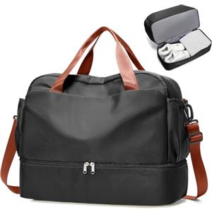 SZLX Borsone da Viaggio,Bagaglio a Mano 40x20x25 Ryanair Borsa da Viaggio con Scomparto per le Scarpe,Borsa da Cabina Ryanair 40x30x20 Borsa Sportiva Borsone da Palestra da Weekend
