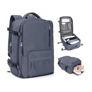 SZLX Zaino Ryanair 40x30x20 Sottovuoto Bagaglio a Mano 40x20x25 Donna Zaino da Viaggio 40x30x20 Wizzair Borse da Cabina per Easyjet 45x36x20 Uomo per Laptop 14 Pollici con Porta USB e Porta Scarpe
