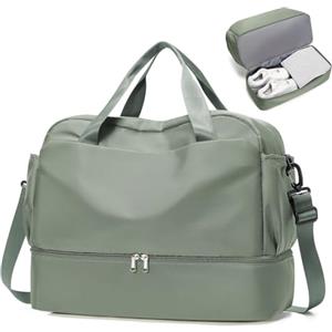 SZLX Borsone da Viaggio,Bagaglio a Mano 40x20x25 Ryanair Borsa da Viaggio con Scomparto per le Scarpe,Borsa da Cabina Ryanair 40x30x20 Borsa Sportiva Borsone da Palestra da Weekend