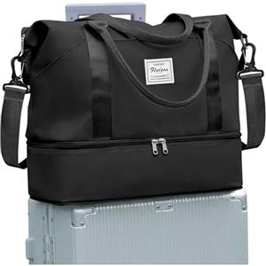 SZLX Borsone da Viaggio,Bagaglio a Mano 40x20x25 Ryanair Borsa da Viaggio con Scomparto per le Scarpe,Borsa da Cabina Ryanair 40x30x20 Borsa Sportiva Borsone da Palestra da Weekend