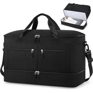 VSNOON 32L Borsone da Viaggio Donna Uomo, Bagaglio a Mano EasyJet 45x36x20 | Borsa da Viaggio Travel Bag per ITA Airways Volotea, Borsone Palestra Impermeabile con Scomparto Scarpe