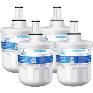 GOLDEN ICEPURE Filtri Acqua per Frigorifero Compatibile Samsung DA29-00003B | RWF1100A, Samsung Aqua Pure Plus DA29-00003A, DA29-00003F, DA29-00003G, HAFIN1/EXP, DA97-06317A, DA61-00159A 4 Pezzi