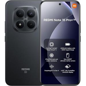 Xiaomi Redmi Note 15 Pro Plus 5G 8GB Ram 256GB Dual Sim Black Global Version Brand