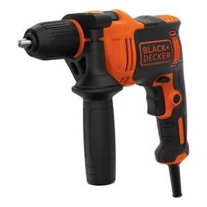 Black+Decker Kit valigetta trapano a percussione elettrico black+decker beh710k 710 w
