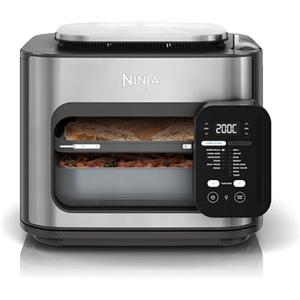 Ninja Combi 12-in-1 Multicooker, Forno e Friggitrice ad Aria, Argento | 12 Funzioni, Cottura Senza Olio, Vapore, Slow Cooker, 15 Min, Accessori, Teglia, Padella, Piastra, Ricette Versatili SFP700EU