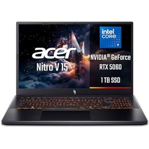 Acer Nitro V 15 | Notebook Gaming | 15.6 | Core 9 | RTX 5060 | 16GB | 1 TB | 15.6 FHD IPS 165Hz | Intel Core 9 270H | NVIDIA RTX 5060 | 16GB RAM | 1TB SSD | Windows 11 | Tastiera Italiana QWERTY